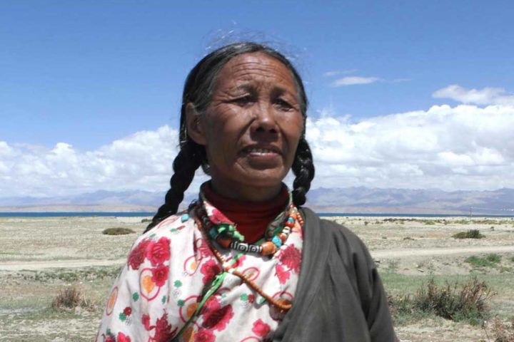 Tibetan old woman