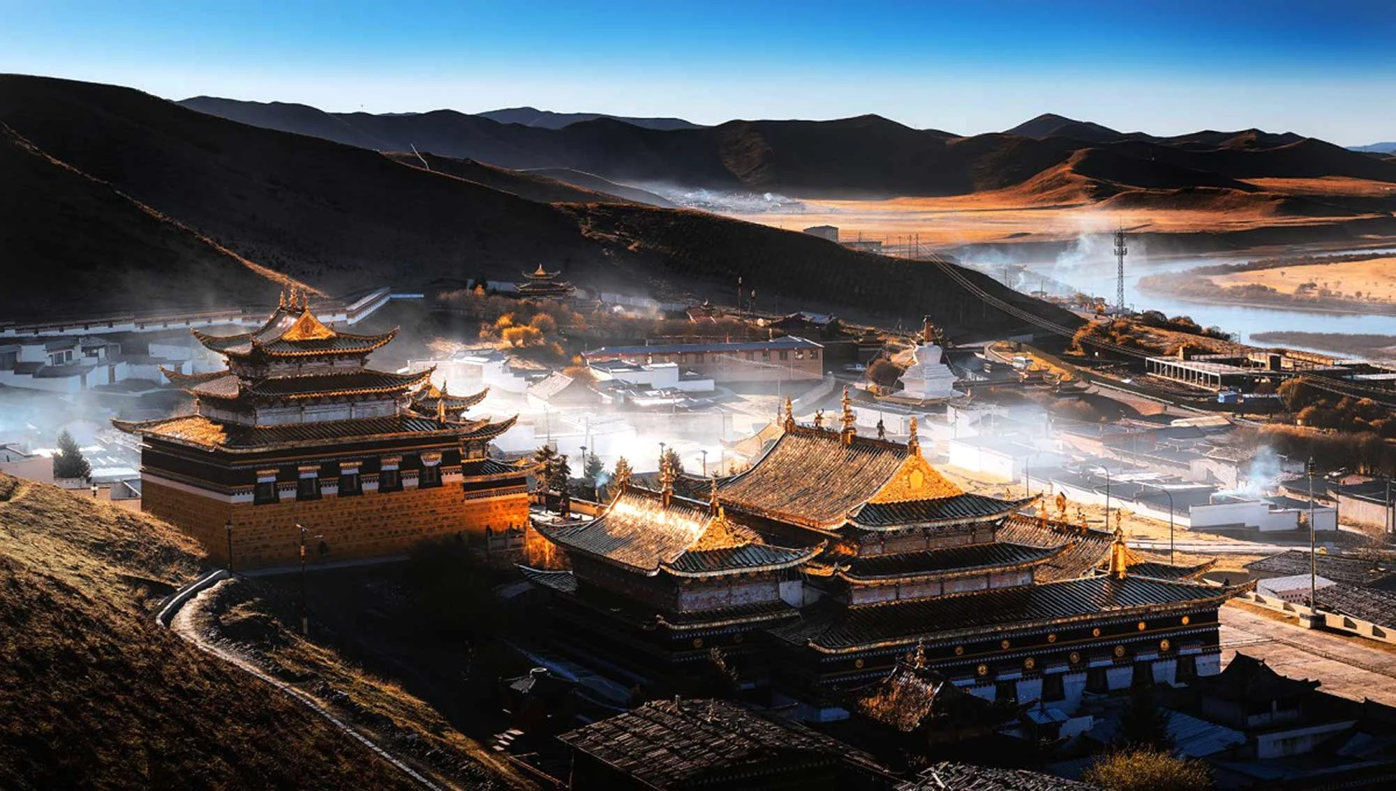 Langmu Si or Taktsang Lhamo